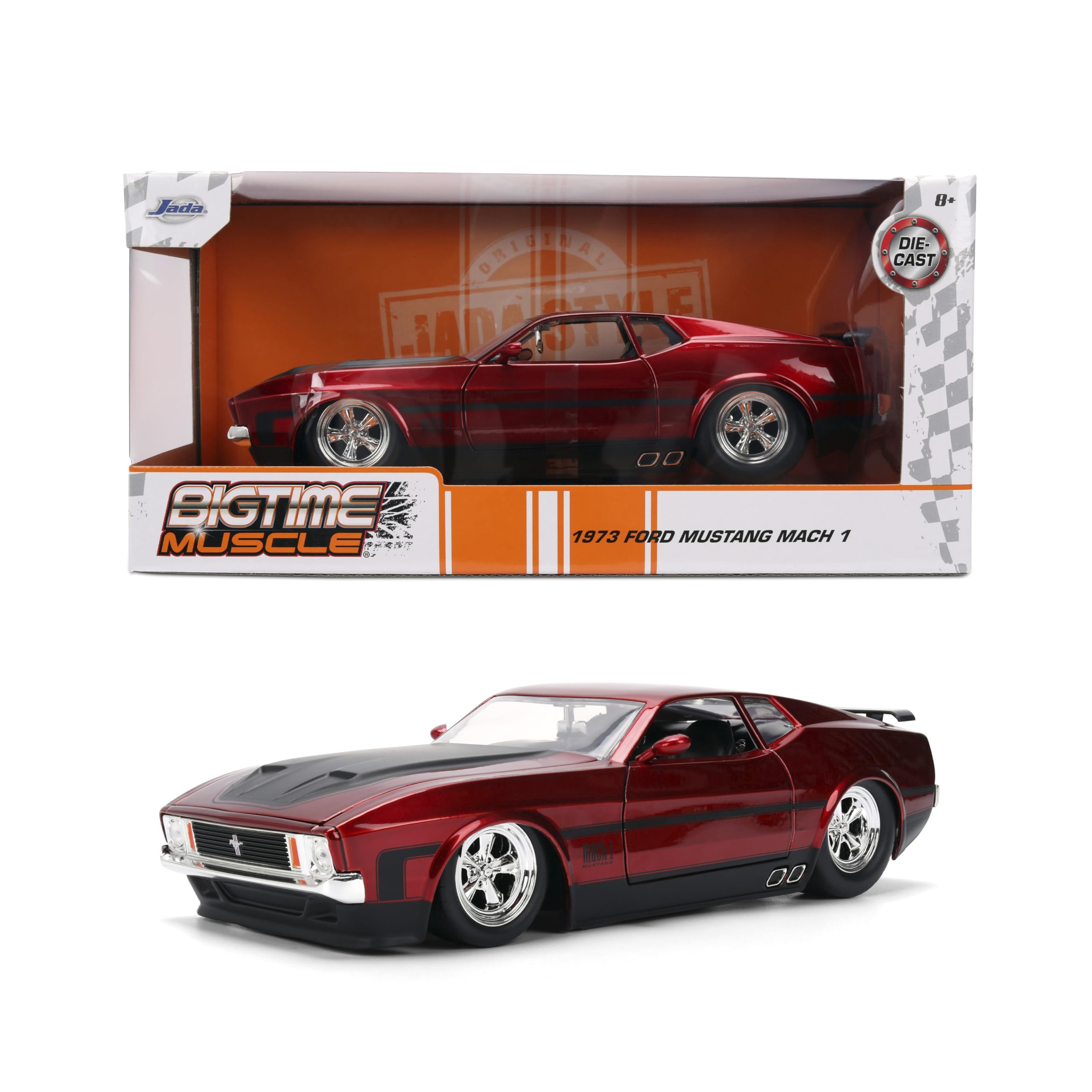 Amazon | JADA TOYS 1/24 1973 フォード マスタング Mach 1 BIG TIME